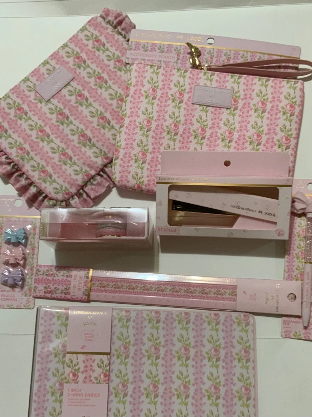 Loveshackfancy Blooming Heirloom Pink Floral Stationery Set - Brand